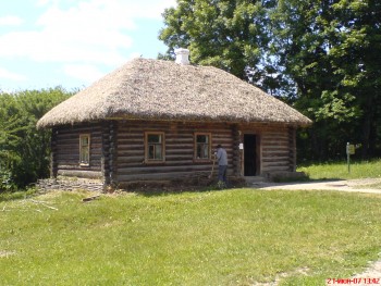 первый дом на поселке ЗНАМЯ ОКТЯБРЯ 1930