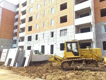 фундамент подъезда дом 1