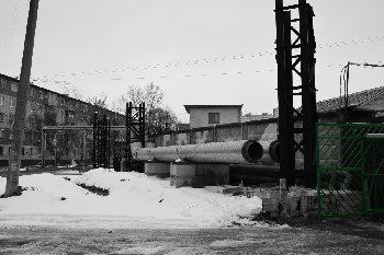 С ул.Циолковского,пересечение с ул.Лесной.