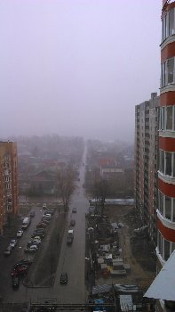 вид с однушки. 15этаж