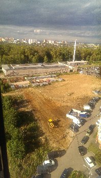 У Сад.7/3 готовят видимо новую площадь  под стоянку