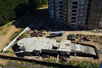 21.08.2015. Наша Часовня строится...Будет что-то оригинальное...