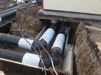 трубы к котлу