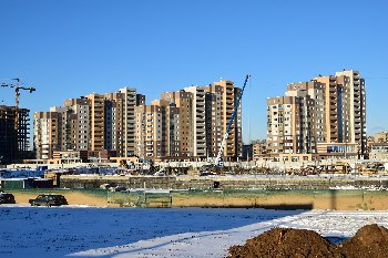 17.12.2015.Сделали герметизацию фундамента домов третьей очереди.