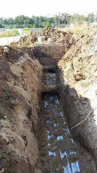 Подключили водопровод.