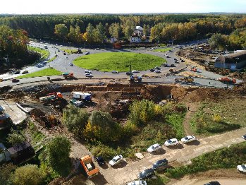 Окопы вдоль Фетищево