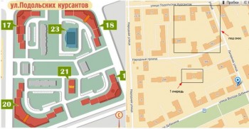 схема застройки и сноса