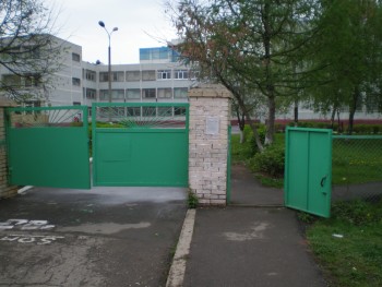 Через такие ворота и калитку ну ни один террорист не пройдет.