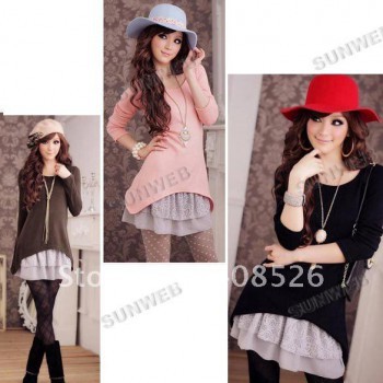 New-Korean-Style-Lovely-Two-piece-Knitting-Mini-Long-Sleeve-Dress-3-Colors-free-shipping-7411.jpg