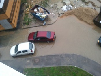 Вид сверху. После дождика.