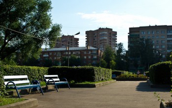 сквер 200 летия Подольска лето 2012 года