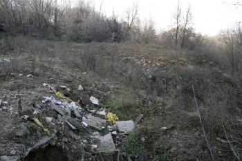 строймусор от строительства Ривьера-парк в Кузовлевом овраге